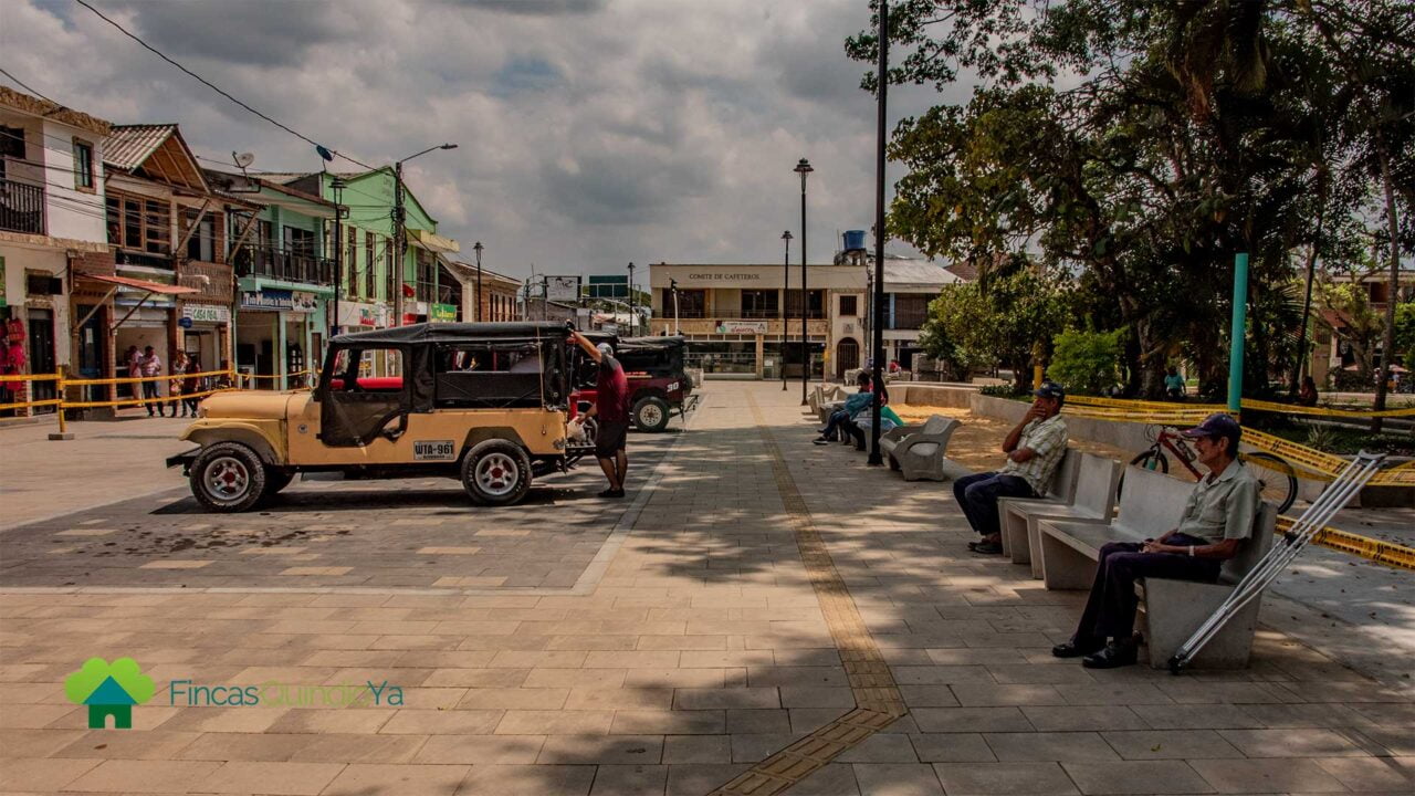 Camperos esperan parqueados al costado de la Plaza Bolívar